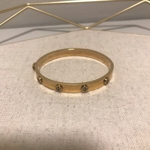 Tory Burch Logo Stud Bangle